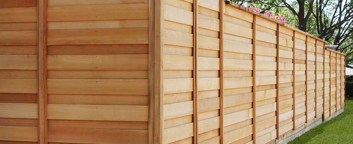 Horizontal Wood Fence
