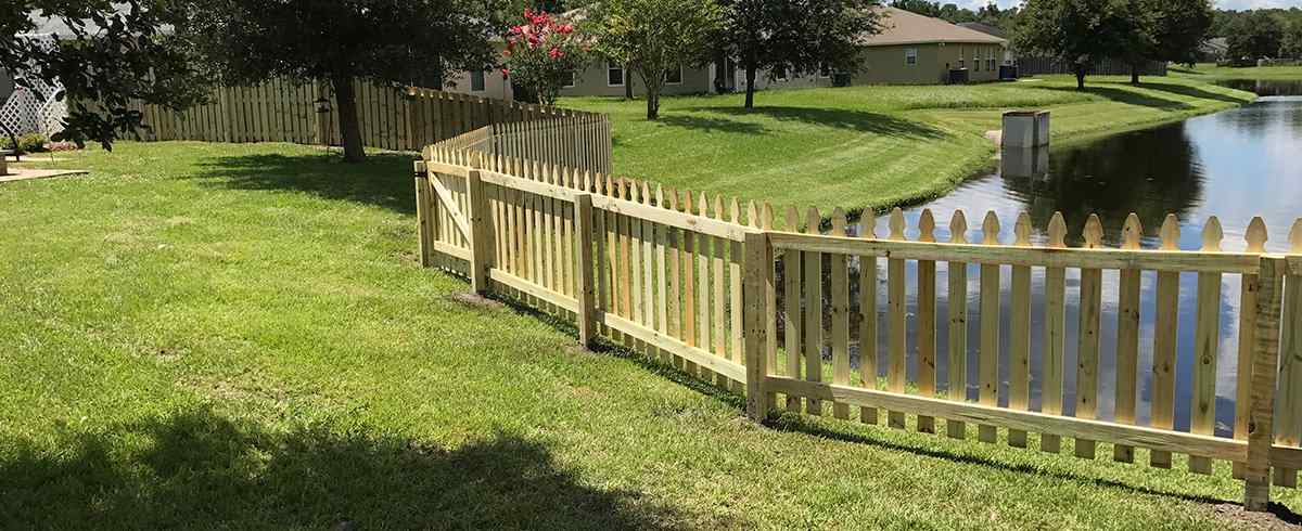 Wooden Picket Fence