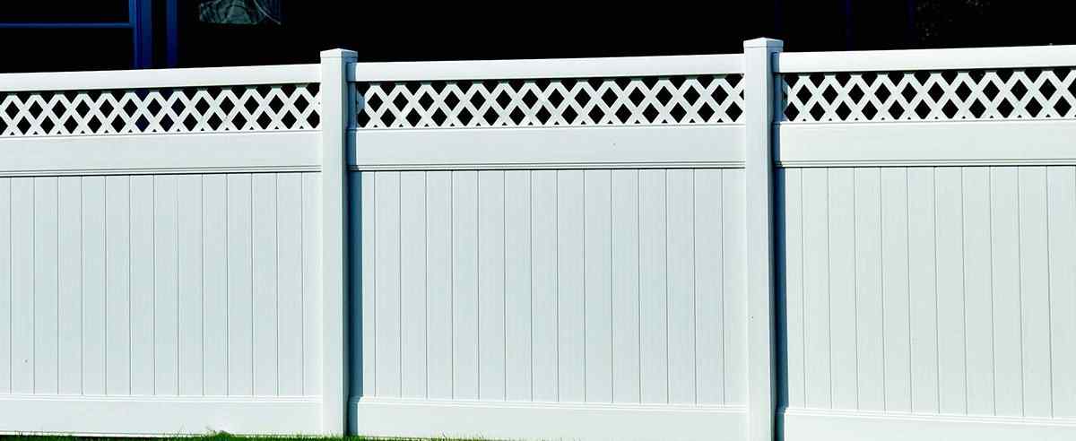 Semi-Privacy Vinyl Fence