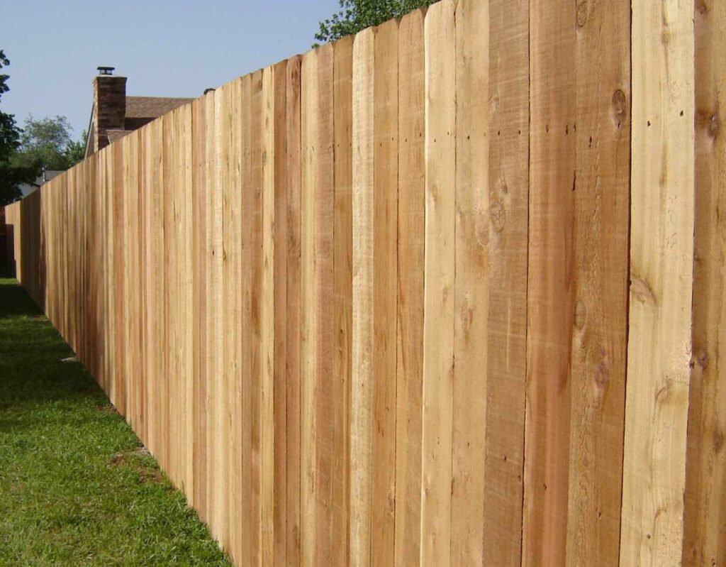 wooden fence