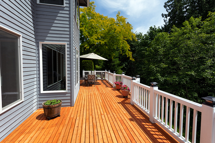 Red Cedar Deck