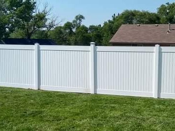 White Vinyl Fencing