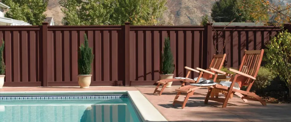 Solid Privacy Composite Fence