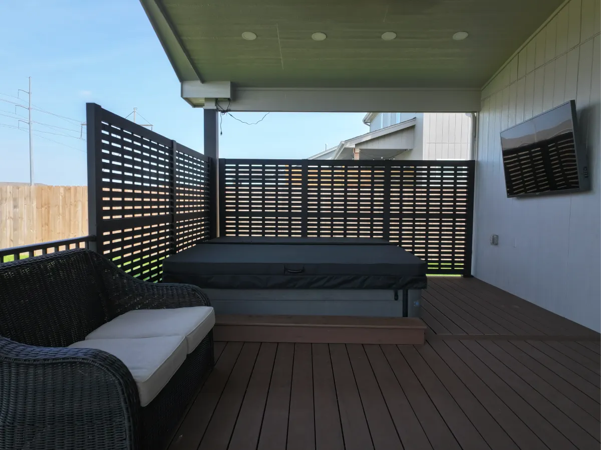 Privacy Screen Installation